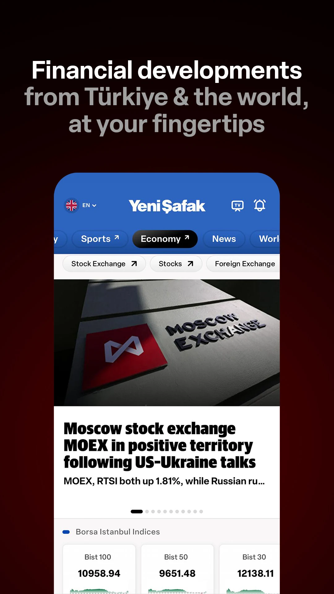 Yeni Şafak English screenshot